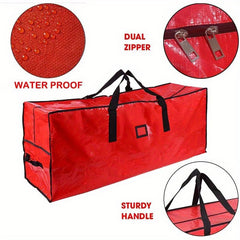 Christmas Tree Storage Bag Up To 228 6 cm Tall Artificial Tree Red