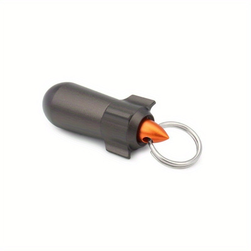 Mini Aluminum Alloy Waterproof Bottle for Camping Survival