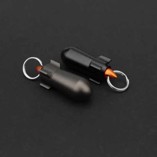 Mini Aluminum Alloy Waterproof Bottle for Camping Survival