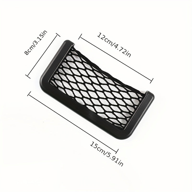 Car Phone Holder Storage Net Box Organizer