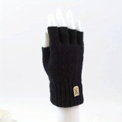 Soft & Warm Half Finger Gloves for Winter