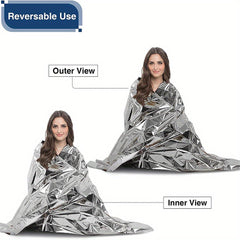 Outdoor PET Film Emergency Camping Blanket