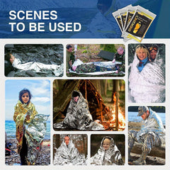 Outdoor PET Film Emergency Camping Blanket