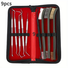 9pcs Heavy Duty Stainless Steel Cleaning Kit