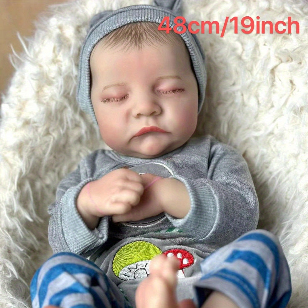 19in Reborn Doll Toy Christmas Gift