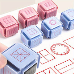 Educational Clock Stamp Teaching Aid Toy Pinyin Learning Recognition