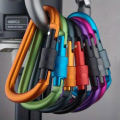5pcs Aluminum Alloy Hanging Hook Buckle for Outdoor Camping Hiking Fishing