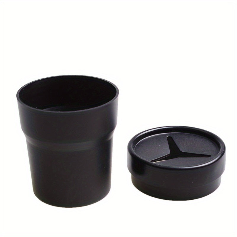 1pc Car Trash Bin Storage Can Cup Holder Garbage Bag