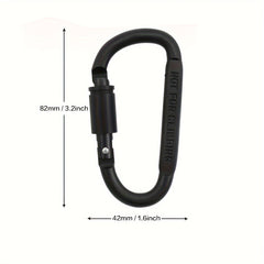 2pcs Heavy Duty Locking Carabiner Clips for Camping Hiking Hammock Backpack Dog