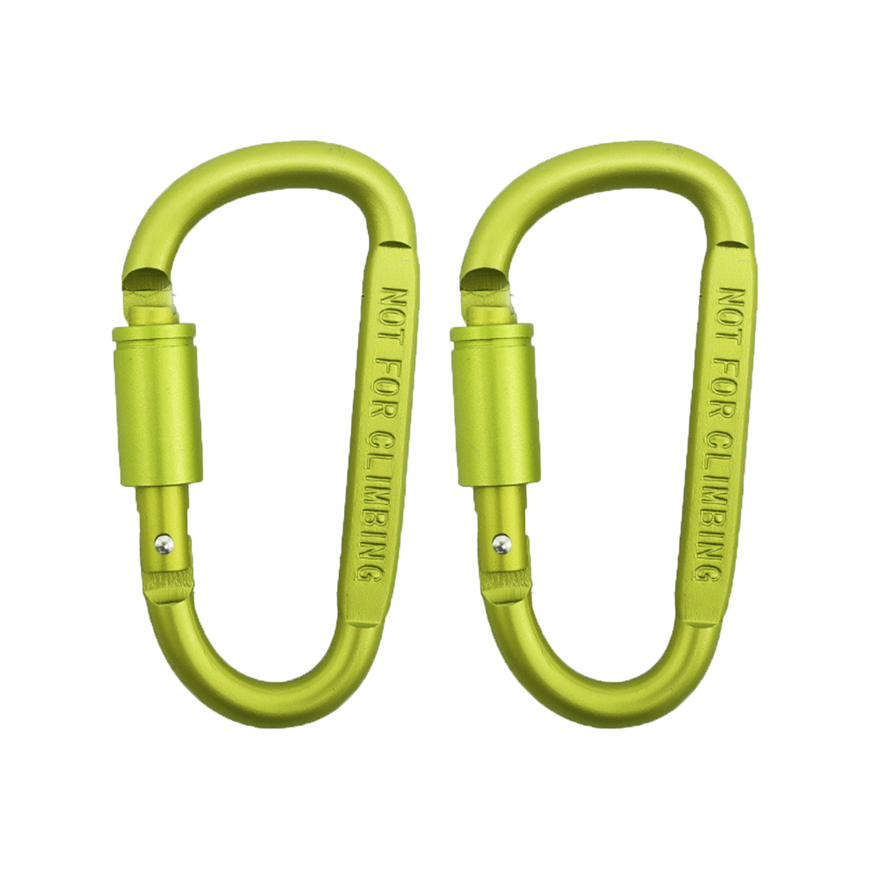 2pcs Heavy Duty Locking Carabiner Clips for Camping Hiking Hammock Backpack Dog
