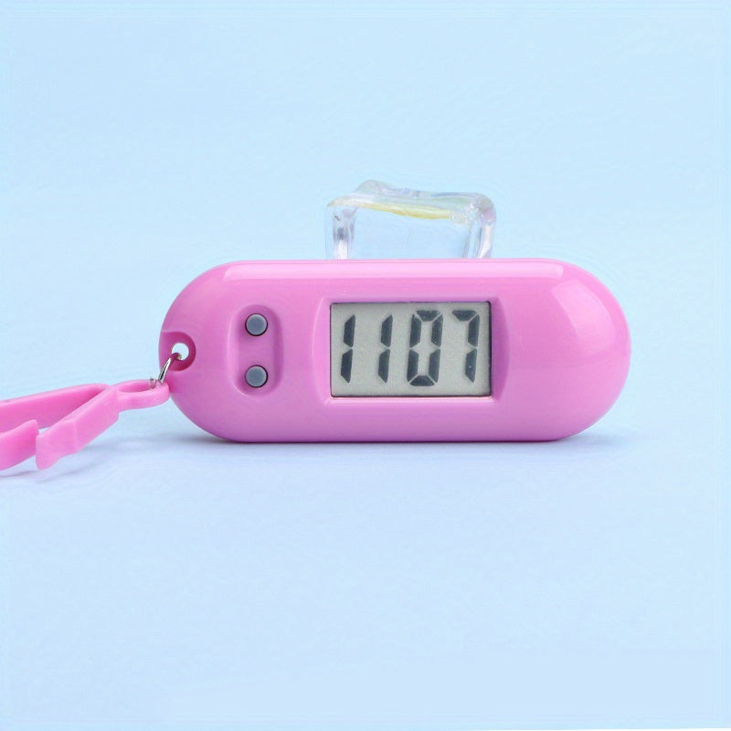 Keychain Pocket Watch LED Digital Student Youngsters Electronic Watch