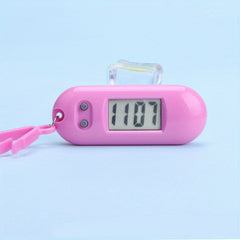 Keychain Pocket Watch LED Digital Student Youngsters Electronic Watch