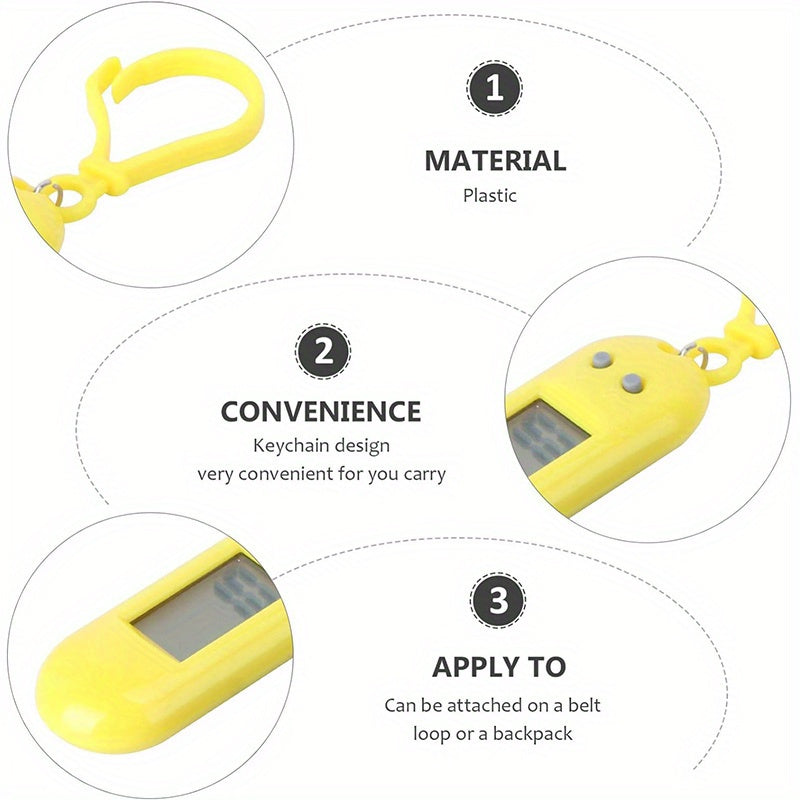 Keychain Pocket Watch LED Digital Student Youngsters Electronic Watch