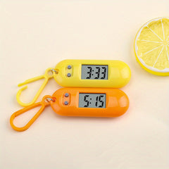 Keychain Pocket Watch LED Digital Student Youngsters Electronic Watch