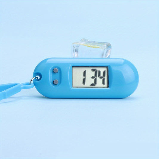 Keychain Pocket Watch LED Digital Student Youngsters Electronic Watch