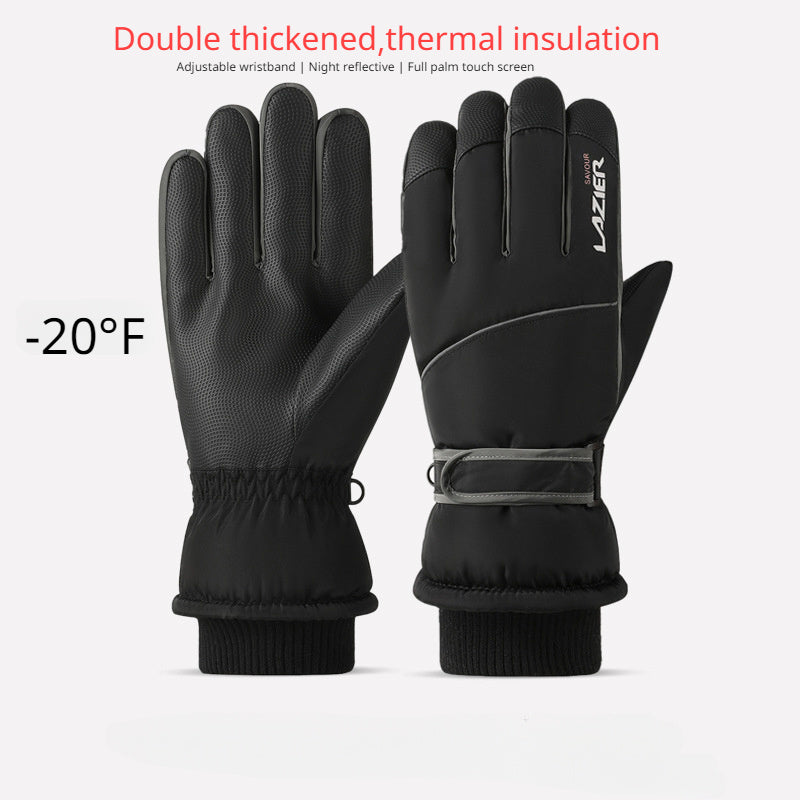 Waterproof Touchscreen Snowboard Gloves 20 Winter Warm Snow Gloves