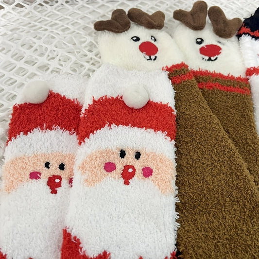 Christmas Socks Soft Thick Warm Winter Socks