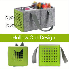 Foldable Carrying Box Outdoor Travel Felt Cloth Case Storage Bag