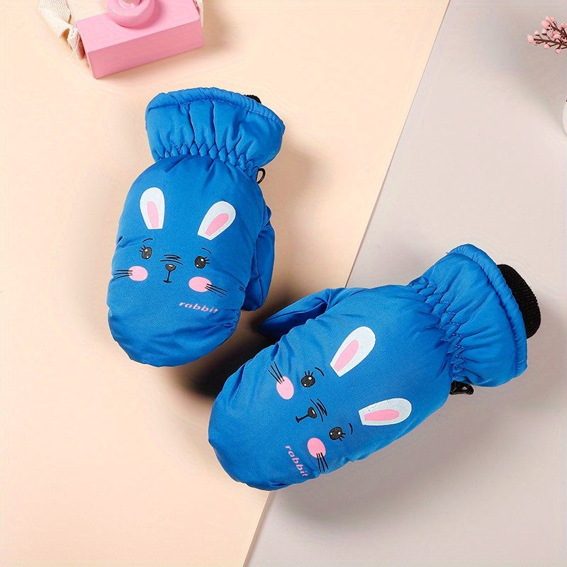 Winter Warm Skiing Gloves Waterproof Snow Playing Gloves
