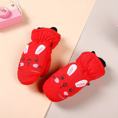Winter Warm Skiing Gloves Waterproof Snow Playing Gloves