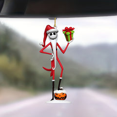 Merry Christmas Acrylic Pendant Car Accessory for Rearview Mirror Decoration