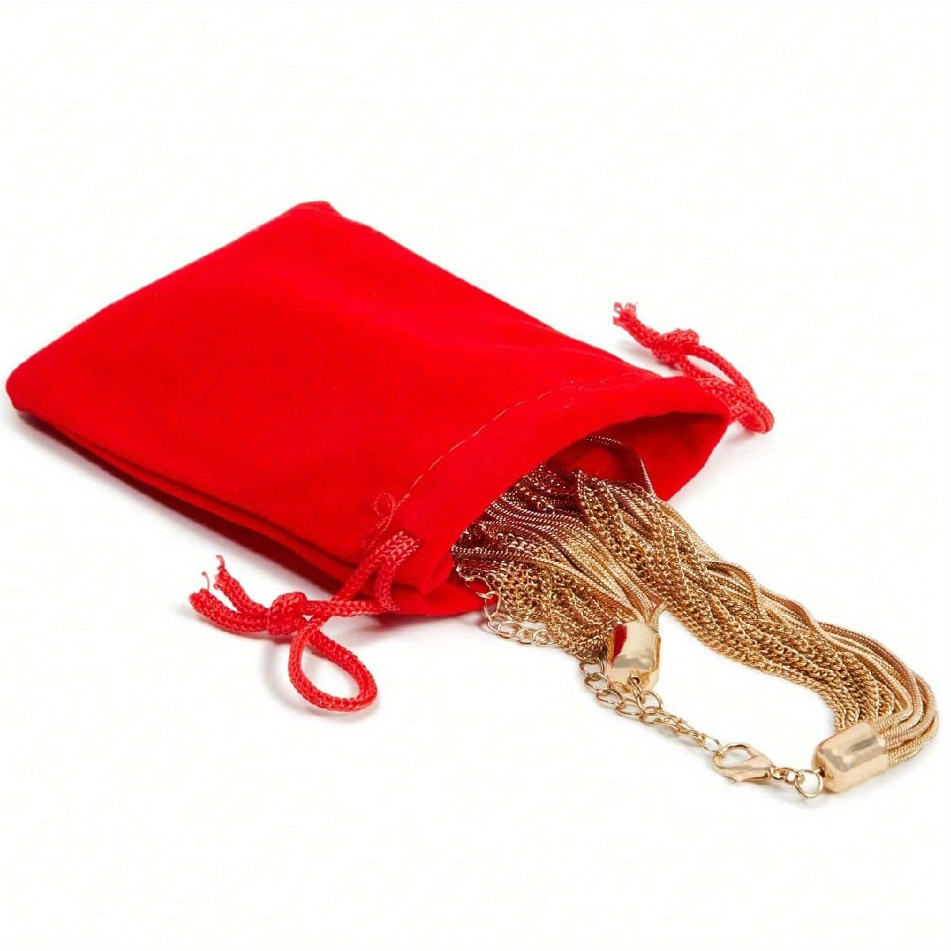 Velvet Jewelry Pouch & Gift Bag Set - 10pcs/2