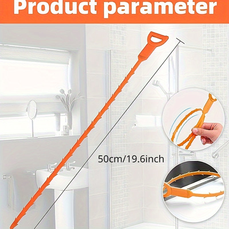 5pcs Drain Clog Remover Snake Hair Catcher Tool