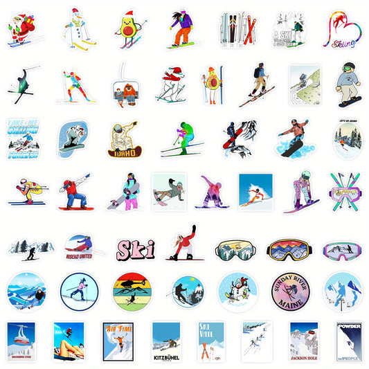 50pcs Graffiti Stickers for Laptop Guitar Ski Phone