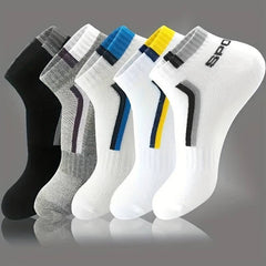 Men's Breathable Ankle Socks Moisture Wicking Sports Casual Socks