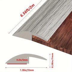 6.56ft Self-Adhesive Floor Transition Strip PVC Threshold Transitions