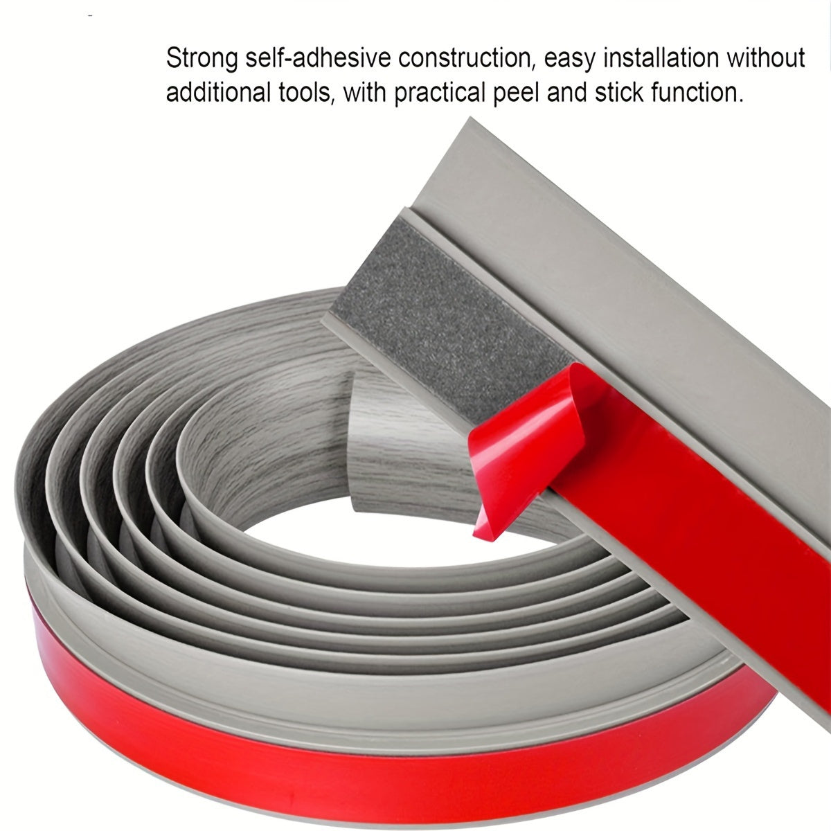 6.56ft Self-Adhesive Floor Transition Strip PVC Threshold Transitions