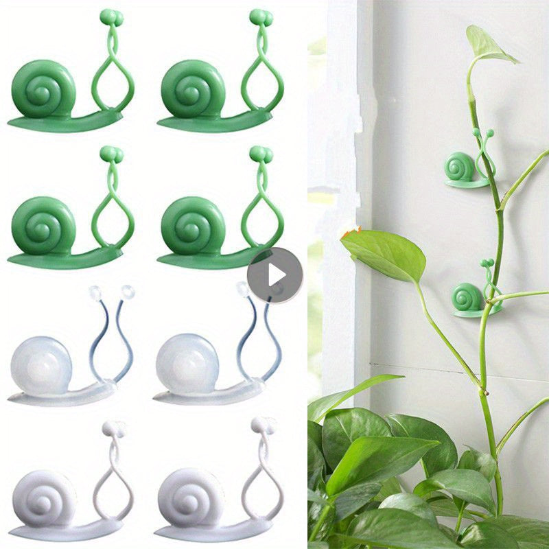 Snail Garden Plant Clips Greenhouse Support Plastic Ring