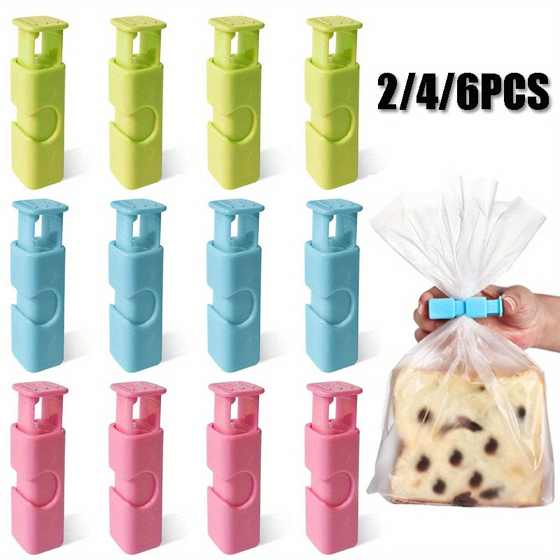 6PCS Bread Sealing Clips for Food Preservation & Storage