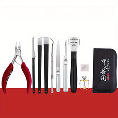 11pcs Nail Clippers Toenail Cutter Manicure Tool Set