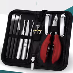 11pcs Nail Clippers Toenail Cutter Manicure Tool Set