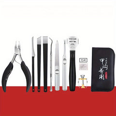 11pcs Nail Clippers Toenail Cutter Manicure Tool Set