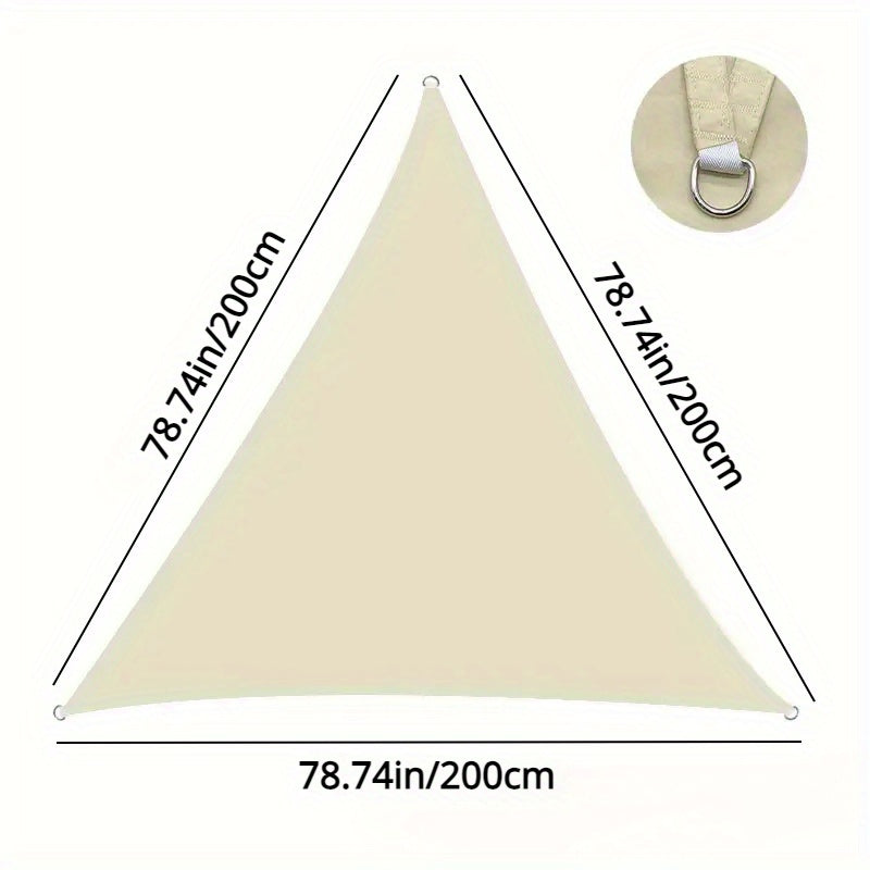 Waterproof Triangle Sun Shade Sail Canopy for Garden Outdoor Awnings