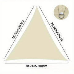 Waterproof Triangle Sun Shade Sail Canopy for Garden Outdoor Awnings
