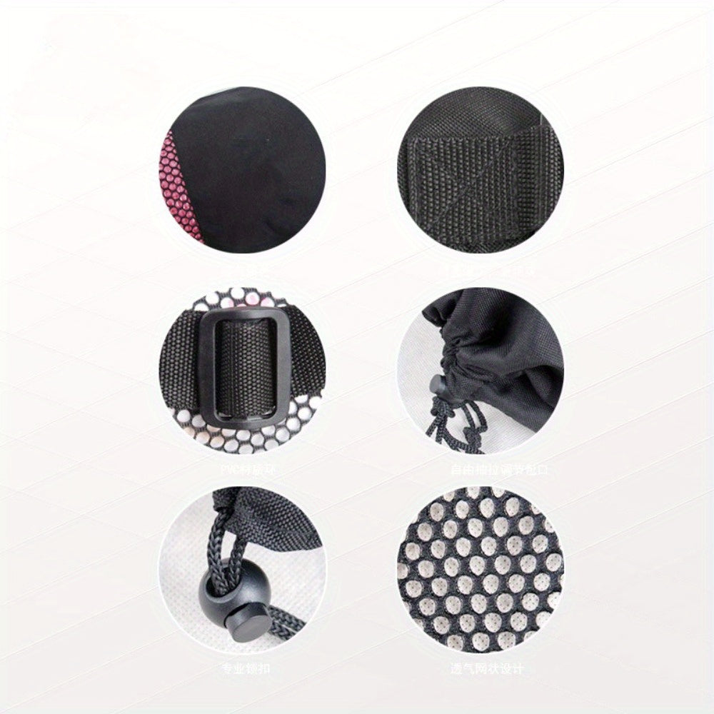 Yoga Mat Storage Bag 8mm Drawstring Net Bag