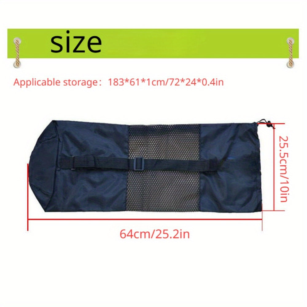 Yoga Mat Storage Bag 8mm Drawstring Net Bag