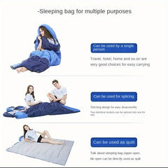 Thickened Warm Sleeping Bag for Camping