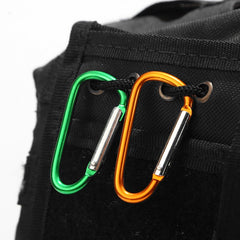 10 Pack Heavy Duty Carabiner Keychains - Ideal for Camping, Hiking, Travel