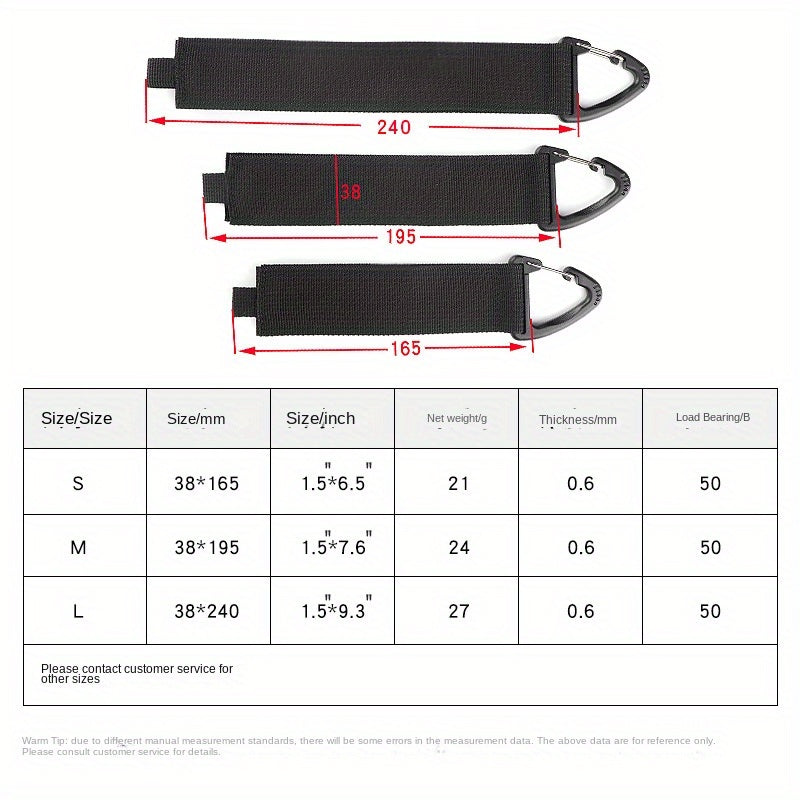 Heavy Duty Storage Straps for Hoses and Cables Organization