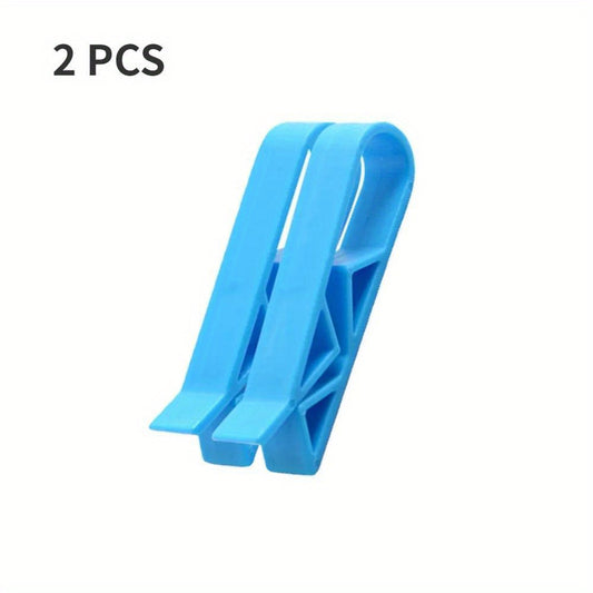 2pcs Waste Basket Can Fixation Clip Rubbish Bag Clips