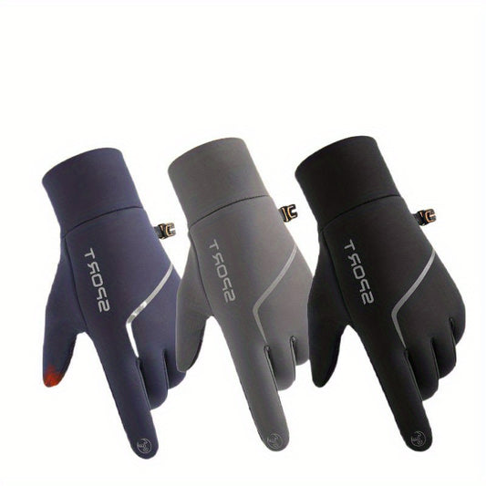 Warm Waterproof Non-slip Riding Gloves for Autumn Winter Sports