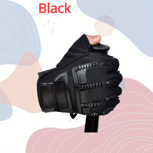 Men's Outdoor Cycling Gloves Anti Slip And Wear resistant Half Finger Gloves