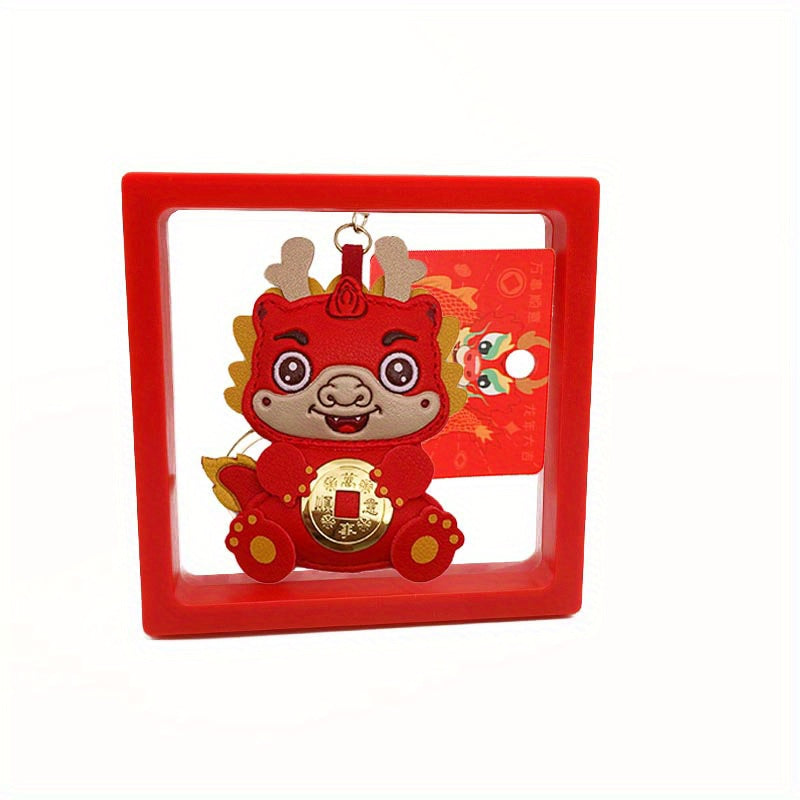 1pc Lucky Dragon Keychain Pendant Chinese Style Ornaments Year Gift