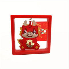 1pc Lucky Dragon Keychain Pendant Chinese Style Ornaments Year Gift