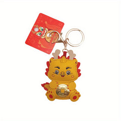 1pc Lucky Dragon Keychain Pendant Chinese Style Ornaments Year Gift