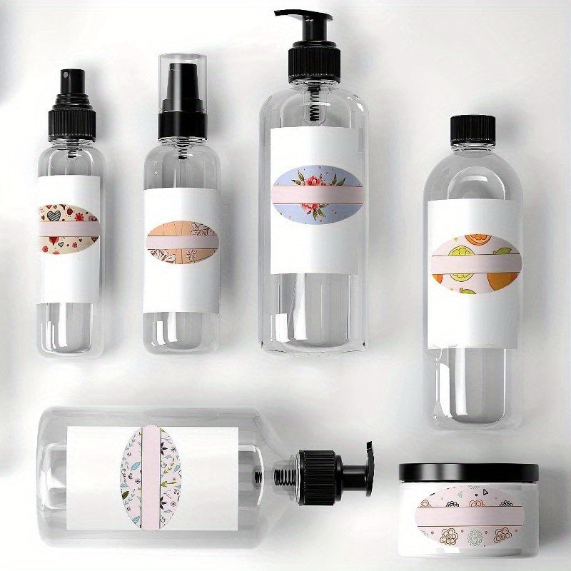 3pcs Cosmetic Sticker Gift Label Perfume Bottle Essential Sticker